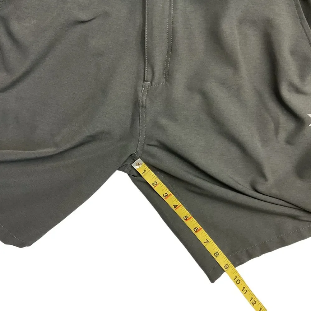 Hurley Men's Quick Dry Classic Fit Hybrid Walk Shorts‎ Size 36 Black Flat Front